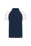 POLO BASEBALL HOMEM BICOLOR-Azul Marinho / Branco-S-RAG-Tailors-Fardas-e-Uniformes-Vestuario-Pro