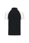 POLO BASEBALL HOMEM BICOLOR-Preto / Branco-S-RAG-Tailors-Fardas-e-Uniformes-Vestuario-Pro