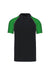 POLO BASEBALL HOMEM BICOLOR-Preto / Verde-S-RAG-Tailors-Fardas-e-Uniformes-Vestuario-Pro