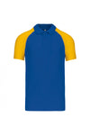 POLO BASEBALL HOMEM BICOLOR-Royal Azul / Amarelo-S-RAG-Tailors-Fardas-e-Uniformes-Vestuario-Pro