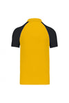 POLO BASEBALL > POLO DE HOMEM BICOLOR-Amarelo / Preto-S-RAG-Tailors-Fardas-e-Uniformes-Vestuario-Pro