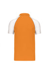 POLO BASEBALL > POLO DE HOMEM BICOLOR-Laranja / Branco-S-RAG-Tailors-Fardas-e-Uniformes-Vestuario-Pro