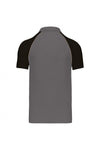 POLO BASEBALL > POLO DE HOMEM BICOLOR-Slate Grey / Preto-S-RAG-Tailors-Fardas-e-Uniformes-Vestuario-Pro