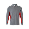 gray / red