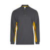 POLO BICOLOR DE MANGA COMPRIDA (1 de 2)-Cinza/Amarelo-XS-RAG-Tailors-Fardas-e-Uniformes-Vestuario-Pro