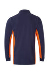 POLO BICOLOR DE MANGA COMPRIDA-RAG-Tailors-Fardas-e-Uniformes-Vestuario-Pro
