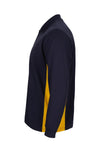 POLO BICOLOR DE MANGA COMPRIDA-RAG-Tailors-Fardas-e-Uniformes-Vestuario-Pro