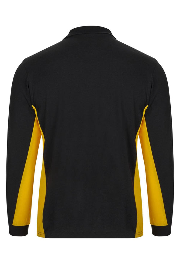 POLO BICOLOR DE MANGA COMPRIDA-RAG-Tailors-Fardas-e-Uniformes-Vestuario-Pro