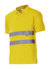 POLO DE MANGA CURTA DE ALTA VISIBILIDADE-Amarelo Fluor-L-RAG-Tailors-Fardas-e-Uniformes-Vestuario-Pro