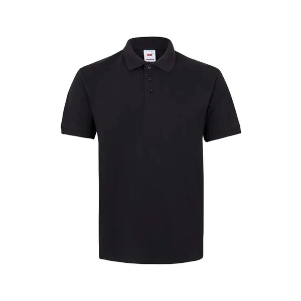 POLO DE MANGA CURTA-Preto-XS-RAG-Tailors-Fardas-e-Uniformes-Vestuario-Pro