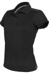 POLO DE SENHORA DE MANGA CURTA-Preto-XS-RAG-Tailors-Fardas-e-Uniformes-Vestuario-Pro