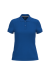 POLO DE SENHORA MANGA CURTA Malha VISEU 220Gms-Azul Royal-M-RAG-Tailors-Fardas-e-Uniformes-Vestuario-Pro