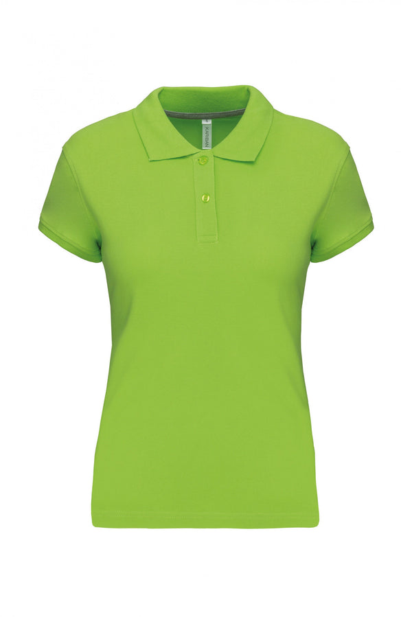 POLO DE SENHORA MANGA CURTA Malha VISEU 220Gms-Lime-S-RAG-Tailors-Fardas-e-Uniformes-Vestuario-Pro