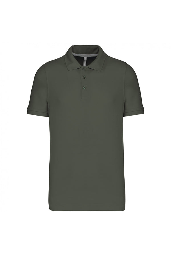 POLO MALHA VISEU MANGA CURTA 220 Gms-Dark Grey-S-RAG-Tailors-Fardas-e-Uniformes-Vestuario-Pro