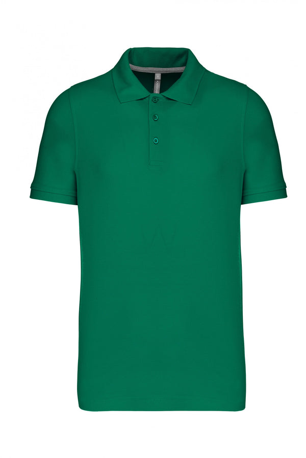 POLO MALHA VISEU MANGA CURTA 220 Gms-Kelly Green-S-RAG-Tailors-Fardas-e-Uniformes-Vestuario-Pro