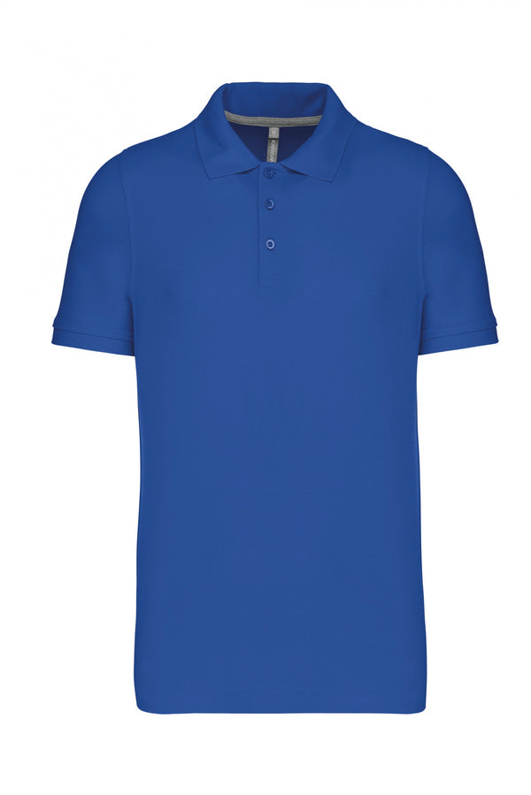 POLO MALHA VISEU MANGA CURTA 220 Gms-Light Royal Blue-S-RAG-Tailors-Fardas-e-Uniformes-Vestuario-Pro