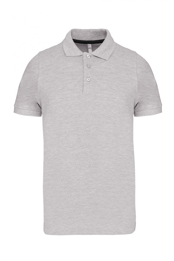 POLO MALHA VISEU MANGA CURTA 220 Gms-Oxford Grey-S-RAG-Tailors-Fardas-e-Uniformes-Vestuario-Pro