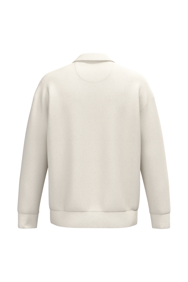 Sweatshirt Gola Polo Meio Fecho Ombros Descaídos Unissexo-RAG-Tailors-Fardas-e-Uniformes-Vestuario-Pro