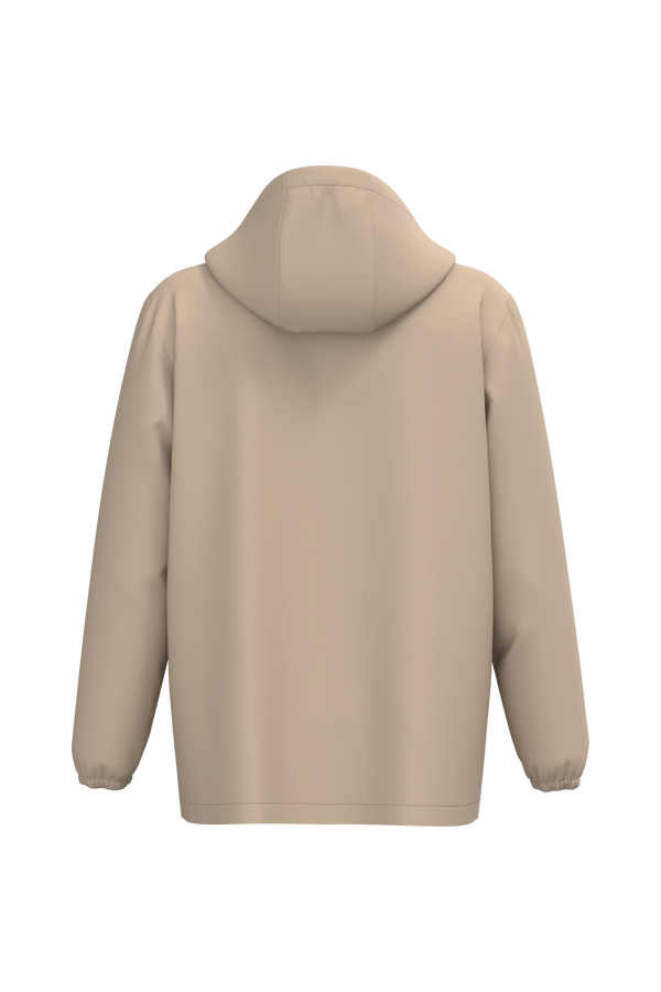 Camisola 1/2 fecho corta-vento impermeável eco-responsável unissexo