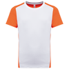 Weiß/Leuchtorange