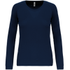 T-shirt de Desporto Manga Comprida Senhora-Azul Marinho Desportivo-XS-RAG-Tailors-Fardas-e-Uniformes-Vestuario-Pro