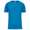 T-shirt de Desporto de Criança Manga Curta-Azul Água-6/8 Anos-RAG-Tailors-Fardas-e-Uniformes-Vestuario-Pro