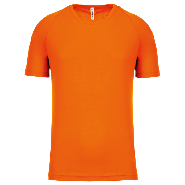 T-shirt de Desporto de Criança Manga Curta-Laranja Fluorescente-6/8 Anos-RAG-Tailors-Fardas-e-Uniformes-Vestuario-Pro