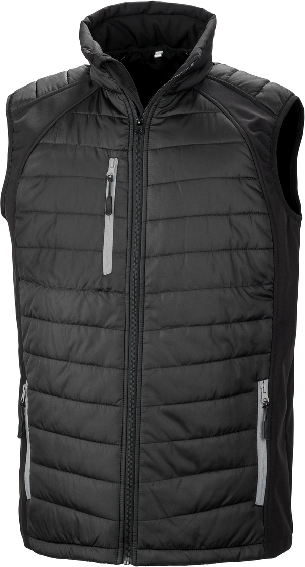 COLETE SOFTSHELL COMPASS em Azul-Preto / Cinzento-XS-RAG-Tailors-Fardas-e-Uniformes-Vestuario-Pro