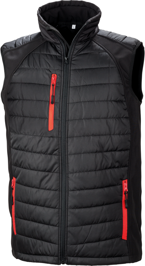 COLETE SOFTSHELL COMPASS em Azul-Preto / Vermelho-XS-RAG-Tailors-Fardas-e-Uniformes-Vestuario-Pro