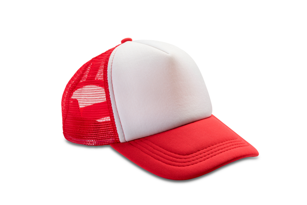 Boné Trucker Detroit-Vermelho / Branco-Único-RAG-Tailors-Fardas-e-Uniformes-Vestuario-Pro
