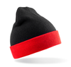 Gorro Clássico de Material Reciclado-Preto / Vermelho-Único-RAG-Tailors-Fardas-e-Uniformes-Vestuario-Pro