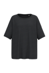 T-shirt Slub Oversize Eco-responsável Senhora-Preto-XS-RAG-Tailors-Fardas-e-Uniformes-Vestuario-Pro