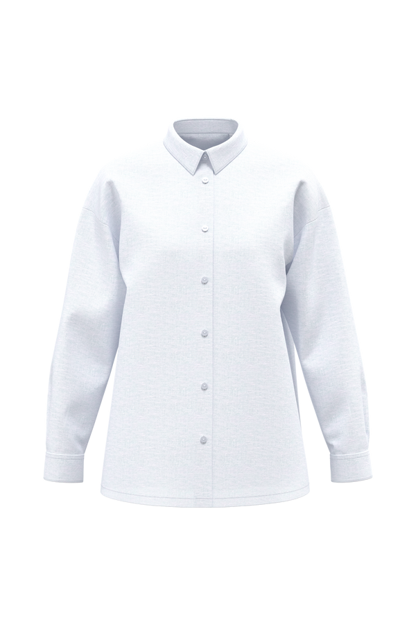 Camisa em Linho Oversize de Senhora-Branco-XS-RAG-Tailors-Fardas-e-Uniformes-Vestuario-Pro