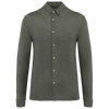 Camisa em Linho de Homem-Caqui Orgânico-S-RAG-Tailors-Fardas-e-Uniformes-Vestuario-Pro
