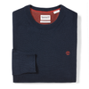 Camisola Decote Redondo em Algodão Biológico Homem-Azul Safira Escuro-S-RAG-Tailors-Fardas-e-Uniformes-Vestuario-Pro