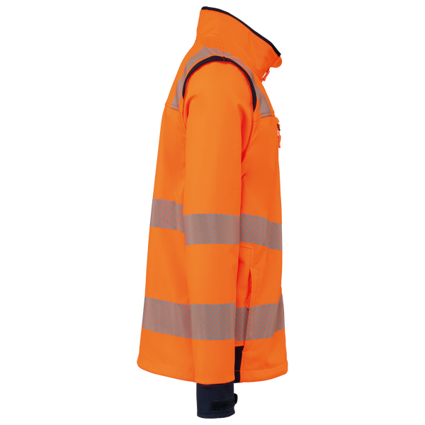 Laranja Hi Viz / Azul Marinho