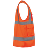 Colete de Alta Visibilidade Reciclado com Fecho Unissexo-RAG-Tailors-Fardas-e-Uniformes-Vestuario-Pro