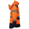 Laranja Hi Viz / Azul Marinho