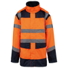 Laranja Hi Viz / Azul Marinho