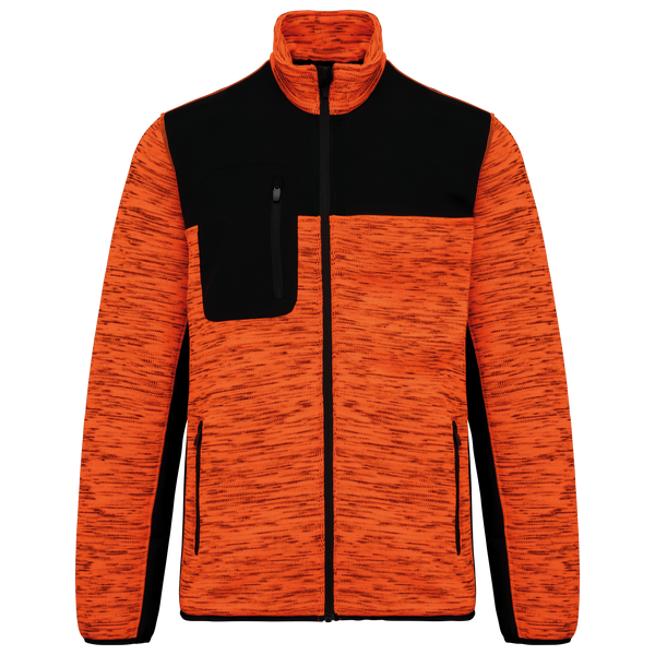 Laranja Fluorescente Mesclado / Preto