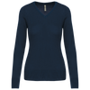 PULLOVER Genebra de Senhora decote em V-Azul Marinho-XS-RAG-Tailors-Fardas-e-Uniformes-Vestuario-Pro