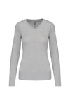 PULLOVER Genebra de Senhora decote em V-Grey Melange-XS-RAG-Tailors-Fardas-e-Uniformes-Vestuario-Pro