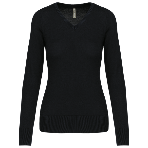 PULLOVER Genebra de Senhora decote em V-Preto-XS-RAG-Tailors-Fardas-e-Uniformes-Vestuario-Pro