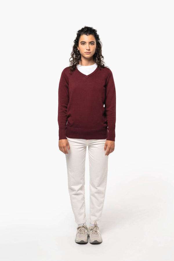 PULLOVER Genebra de Senhora decote em V-RAG-Tailors-Fardas-e-Uniformes-Vestuario-Pro