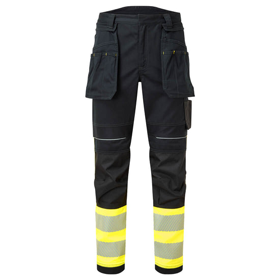 PW3 FR Hi Vis Class 1 Holster Trousers (calças com coldre)-Amarelo/Preto-UK28" DE44 FR36 EU42-RAG-Tailors-Fardas-e-Uniformes-Vestuario-Pro