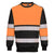 PW3 H-Vis Class 1 Sweatshirt-Laranja/Preto-S-RAG-Tailors-Fardas-e-Uniformes-Vestuario-Pro