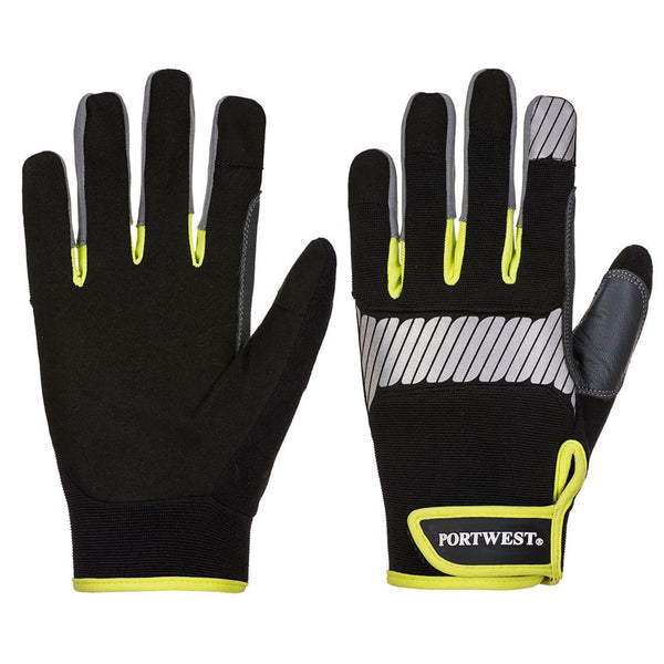 PW3 Luva de Uso Geral-Preto/Amarelo-S-RAG-Tailors-Fardas-e-Uniformes-Vestuario-Pro