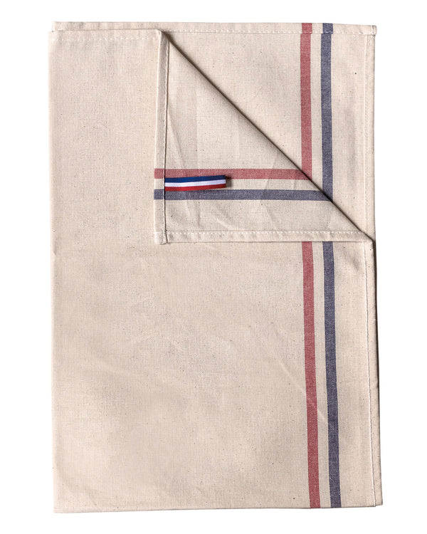 Pano de cozinha com 2 riscas "Origine France Garantie"-Natural-Único-RAG-Tailors-Fardas-e-Uniformes-Vestuario-Pro