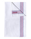 Pano de cozinha com 5 riscas "Origine France Garantie"-White-One Size-RAG-Tailors-Fardas-e-Uniformes-Vestuario-Pro