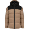 Parka Acolchoada Bicolor Unisexo-Wet Sand/Preto-XS-RAG-Tailors-Fardas-e-Uniformes-Vestuario-Pro